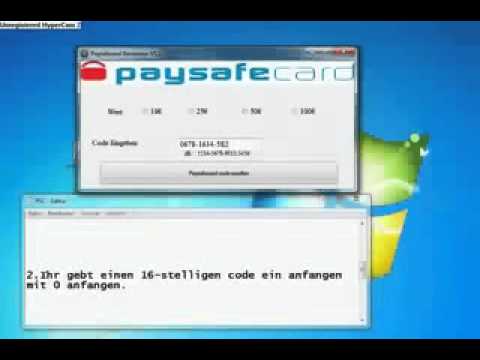 paysafecard code generator download